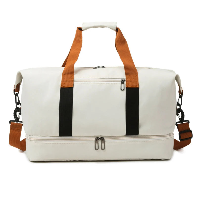 Duffle Bag Large Capacity Water-Resistant Padded Shoulder Straps