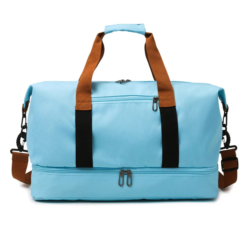 Duffle Bag Large Capacity Water-Resistant Padded Shoulder Straps