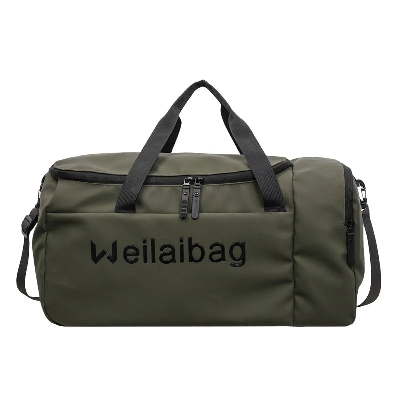 Duffle Bag Lightweight Spacious Weather-Resistant Multiple Compartments