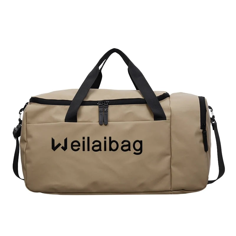 Duffle Bag Lightweight Spacious Weather-Resistant Multiple Compartments