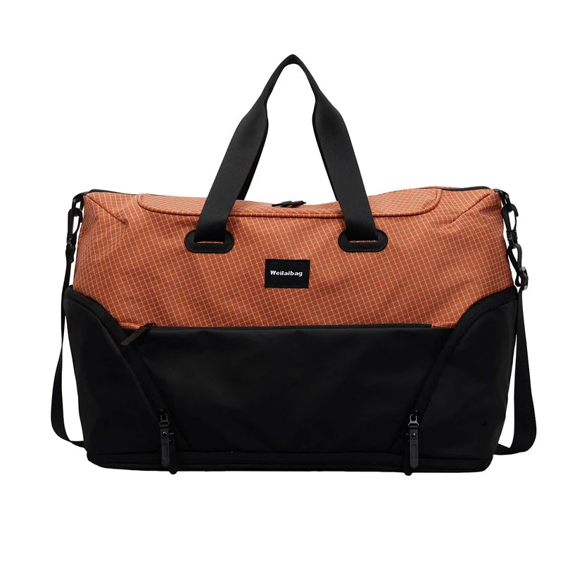Duffle Bag Multiple Compartments Water-Resistant Padded & Detachable Strap