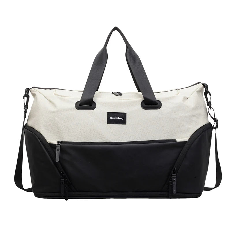 Duffle Bag Multiple Compartments Water-Resistant Padded & Detachable Strap