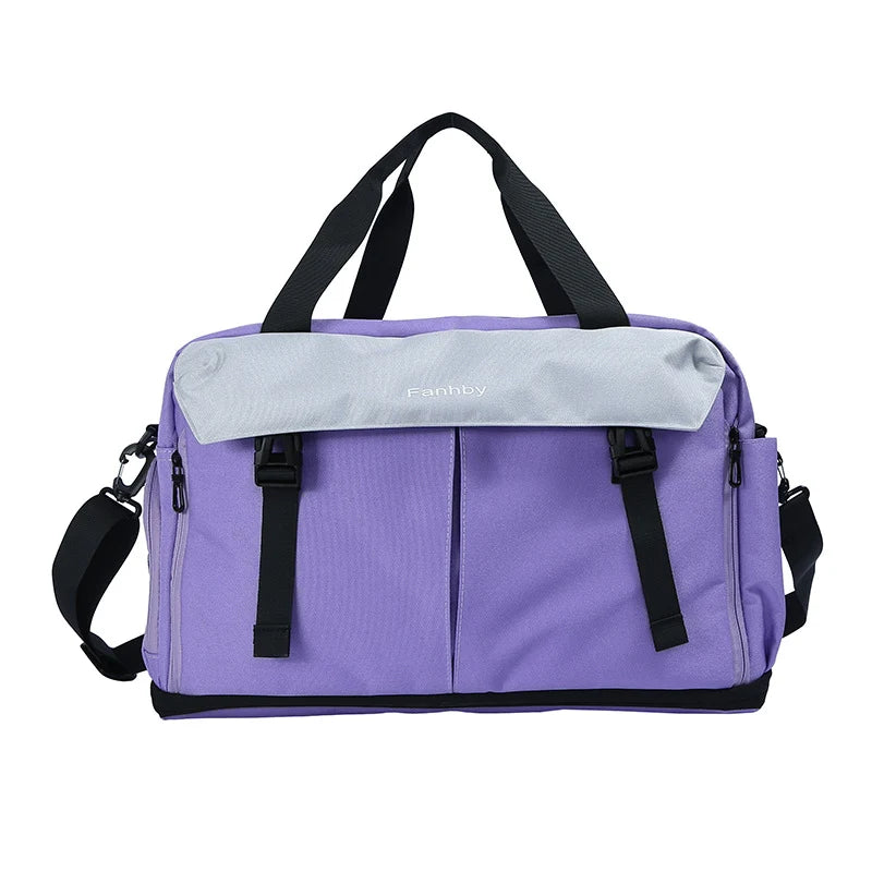 Duffle Bag Spacious Interior Multiple Pockets Padded Shoulder Straps