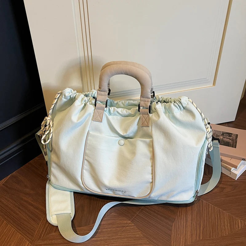 Duffle Bag Spacious Interior Water-Resistant Adjustable Padded Strap