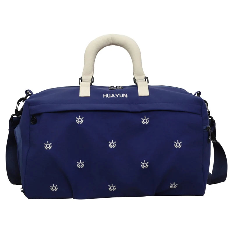 Duffle Bag Tear-Resistant Fabric Padded Handles & Multiple Pockets