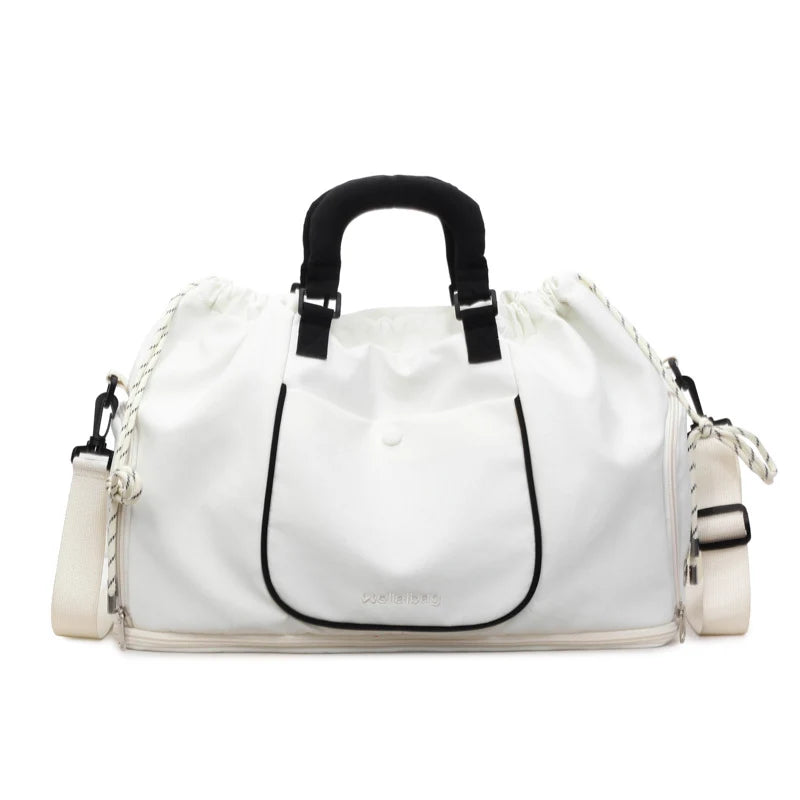 Duffle Bag Water-Resistant Detachable Shoulder Strap & Dual Handles