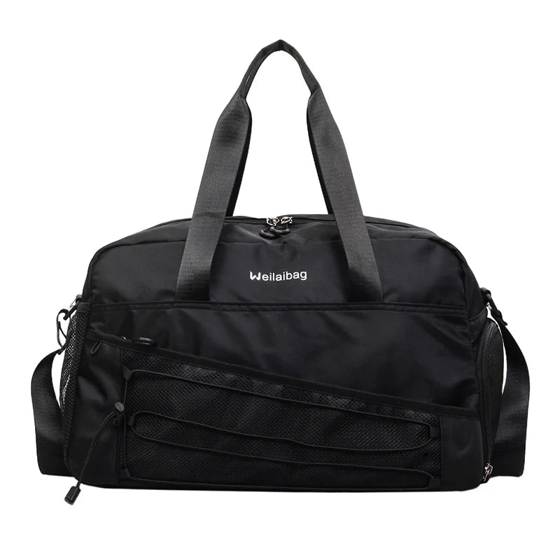 Duffle Bag Water-Resistant Multi-Compartment Shoe Pocket