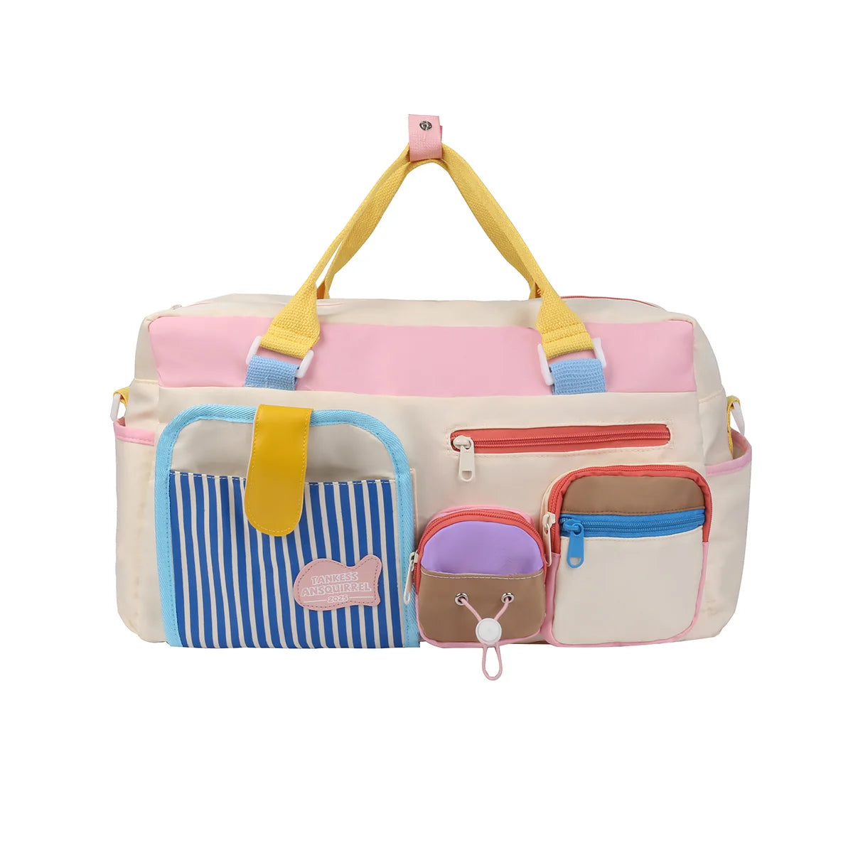 Duffle Bag Water-Resistant Multiple Compartments & Adjustable Strap