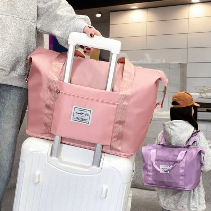 Duffle Bag Water-Resistant Spacious Padded Handles & Adjustable Strap
