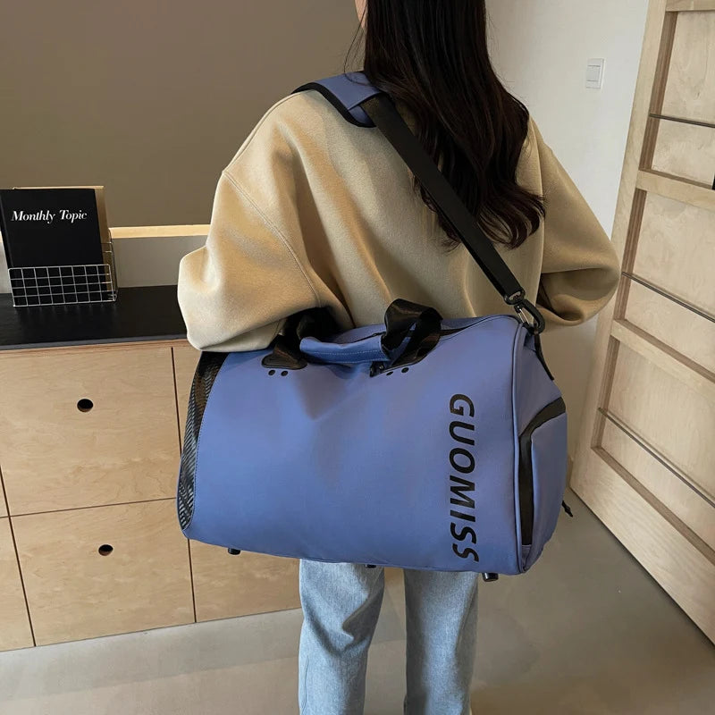 Duffle Bag Waterproof Multiple Compartments Ergonomic Straps