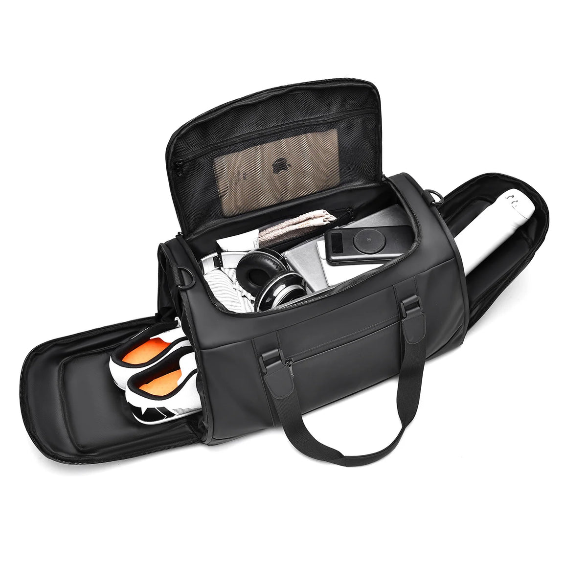 Duffle Bag Waterproof Multiple Compartments & Padded Straps