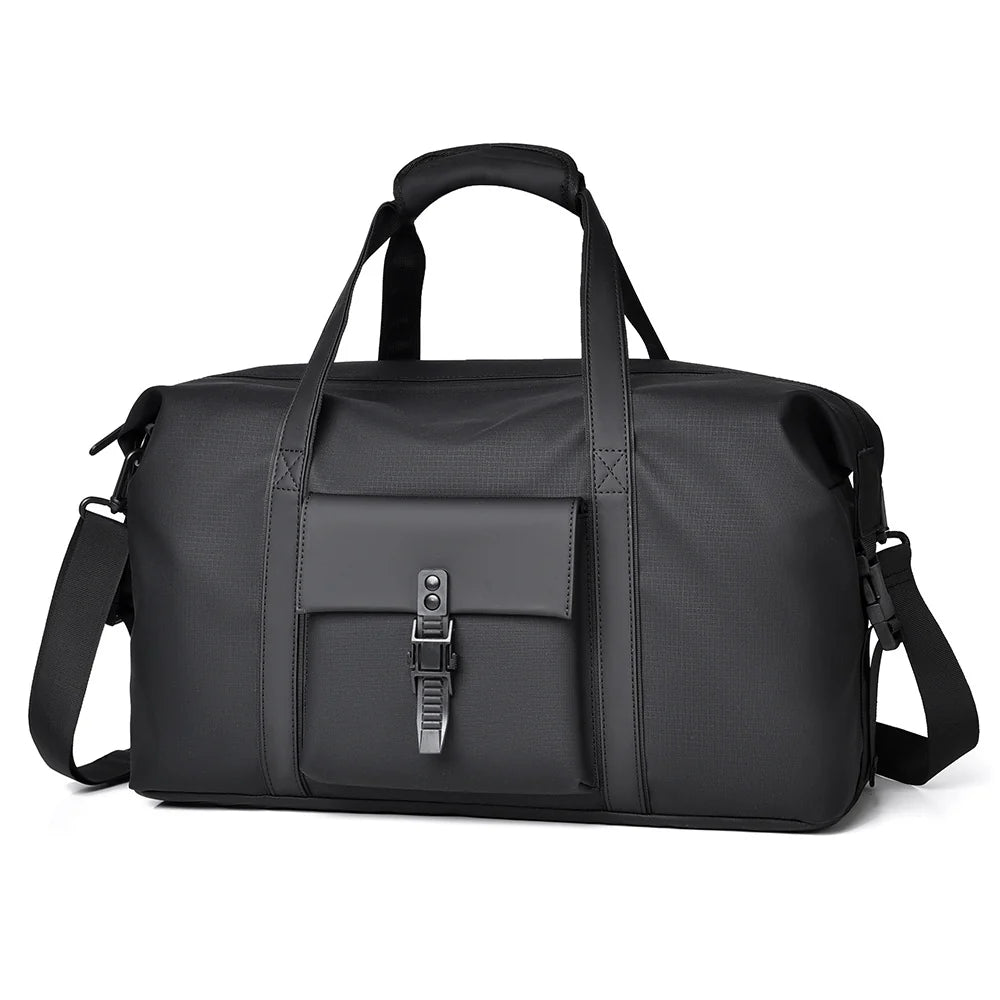 Duffle Bag Waterproof Multiple Pockets & Adjustable Shoulder Strap