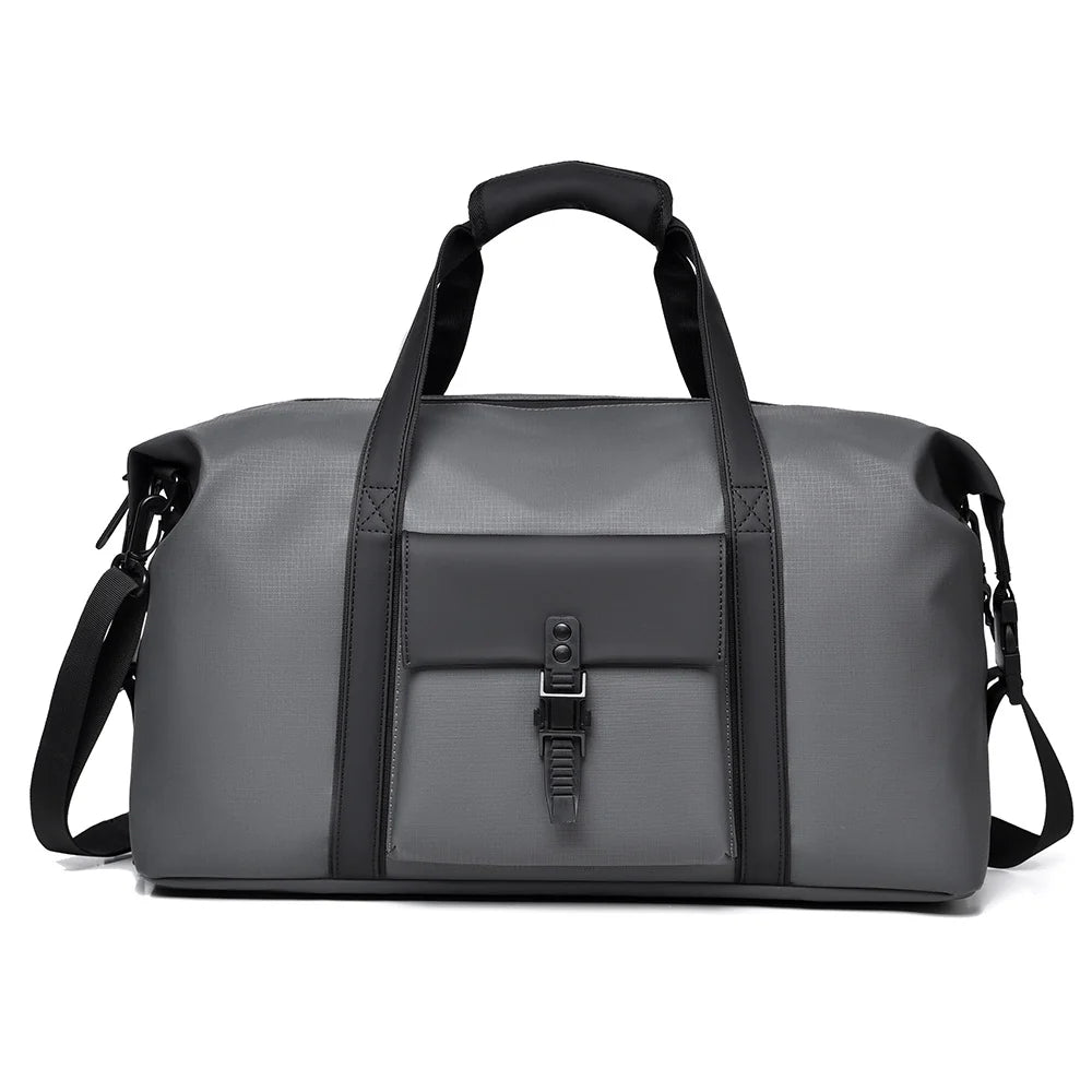 Duffle Bag Waterproof Multiple Pockets & Adjustable Shoulder Strap