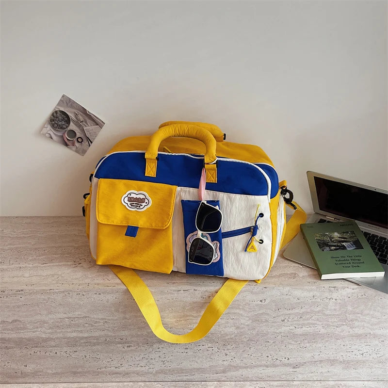 Duffle Bag Weather-Resistant Fabric Large Capacity & Multiple Compartments