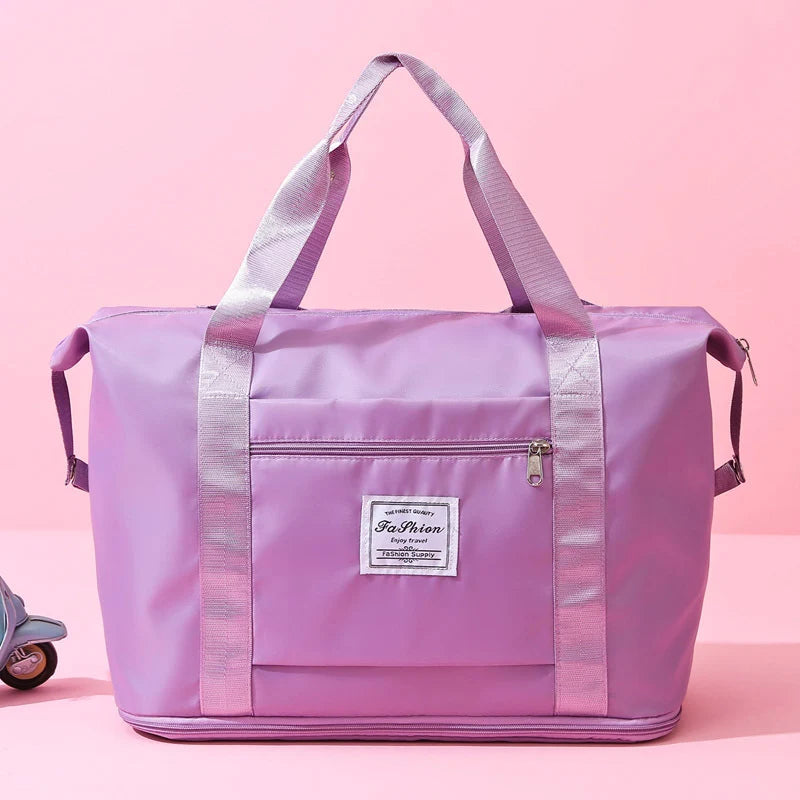 Duffle Bag Weather-Resistant Spacious Multiple Pockets Adjustable Strap
