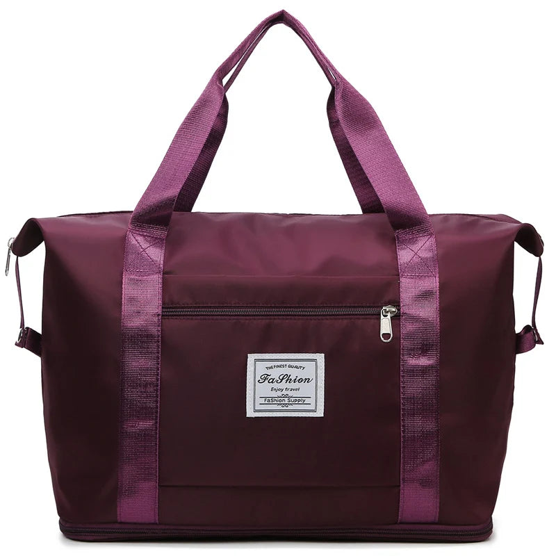 Duffle Bag Weather-Resistant Spacious Multiple Pockets Adjustable Strap