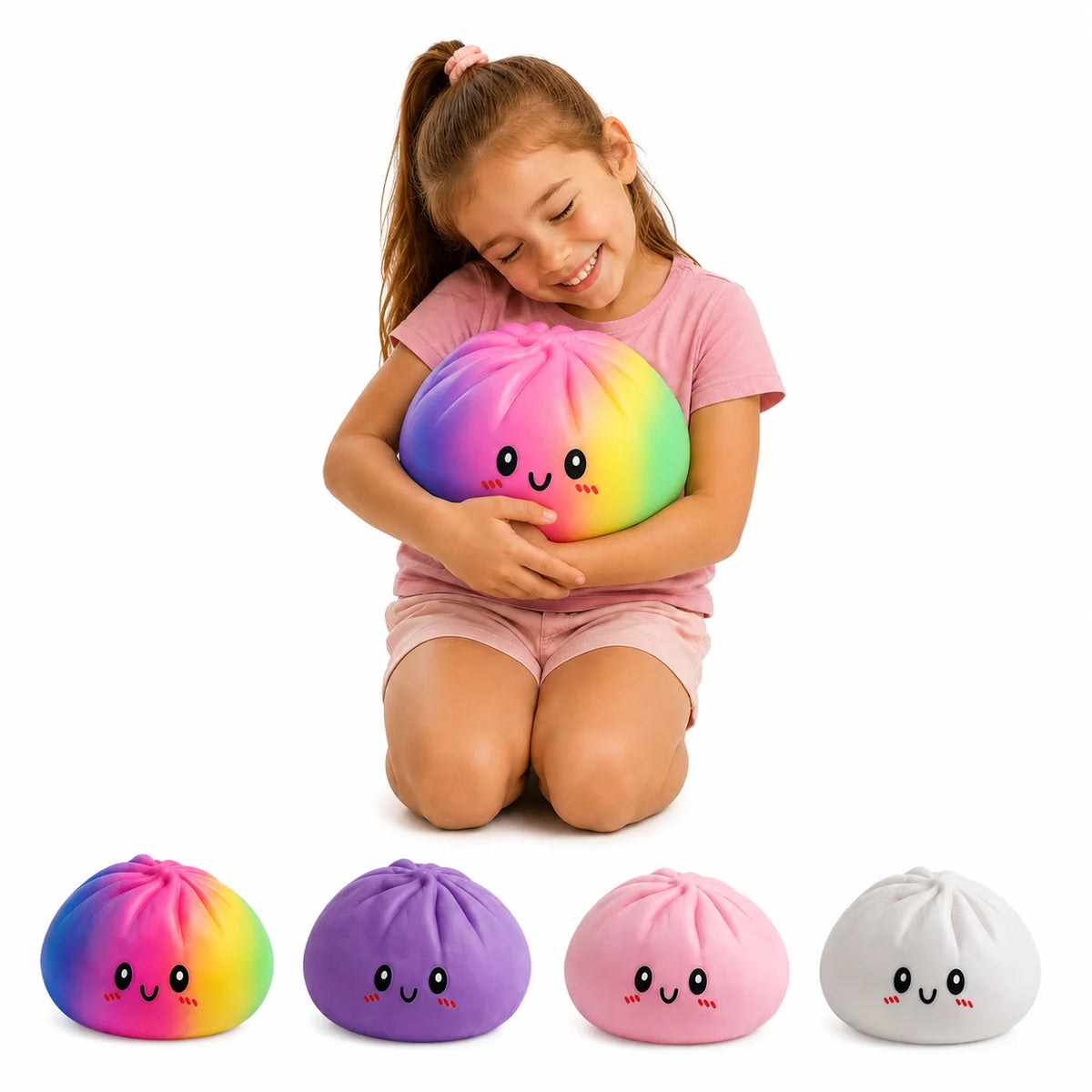 Dumpling Squishy Toy Oversized Stress Relief Squeeze Toy