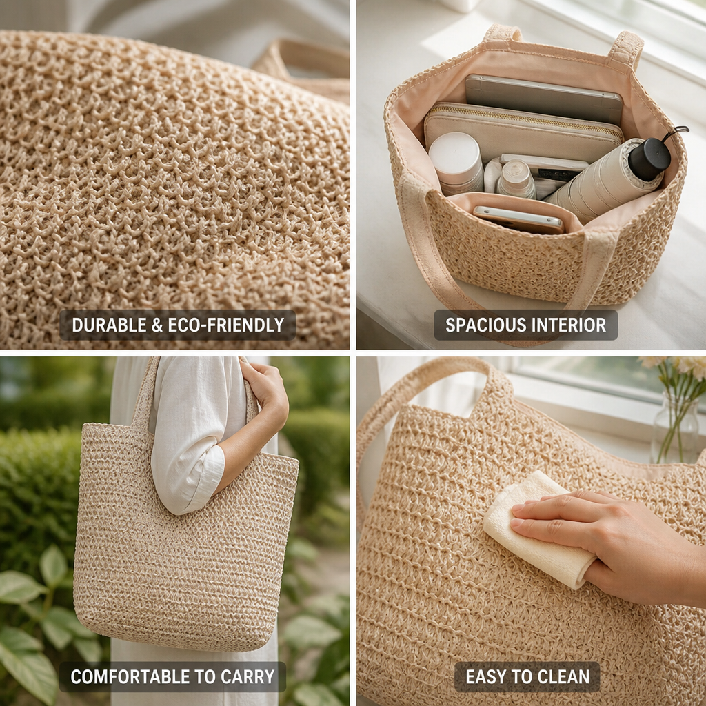 Durable Eco-Friendly Spacious Tote (Padded Handles)