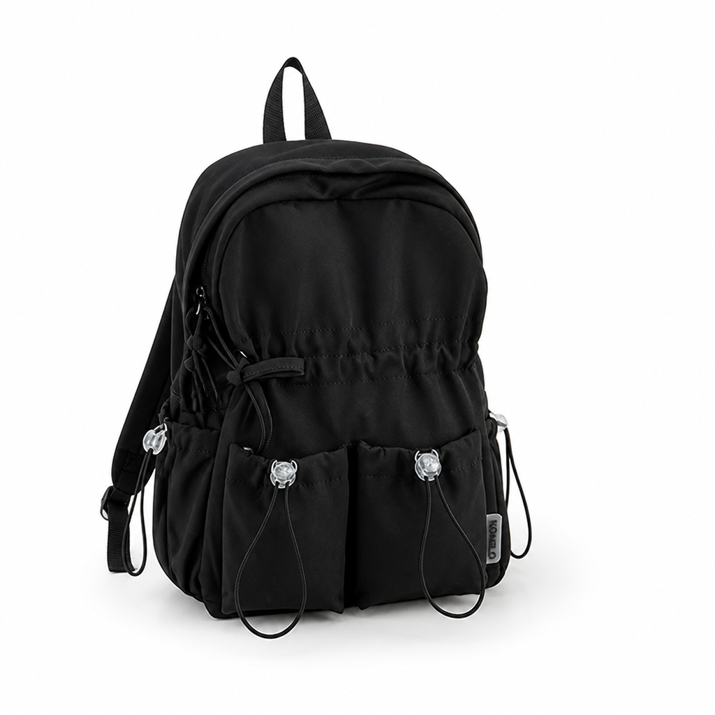 Durable Fabric & Multi-Compartment Drawstring Backpack