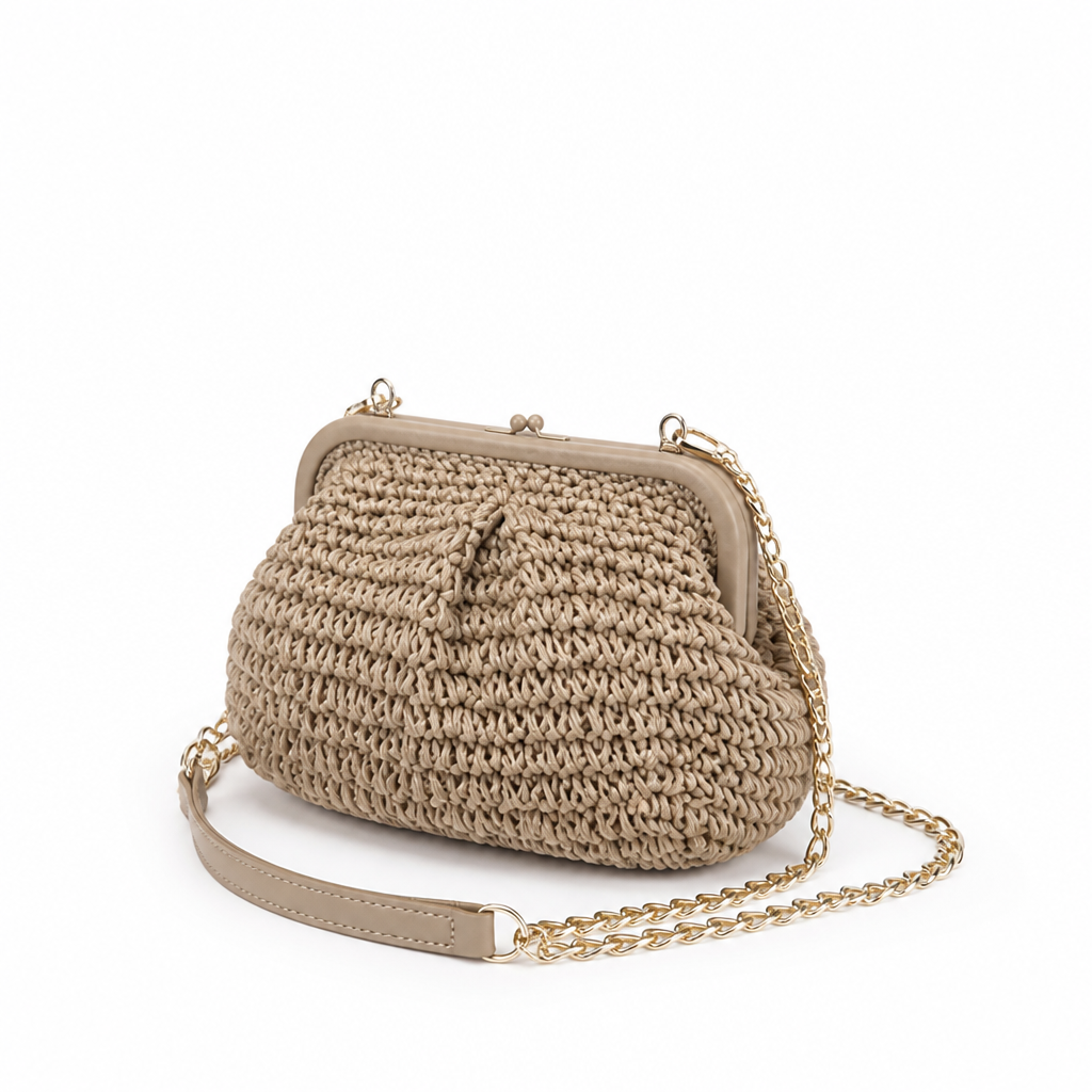 Durable Fabric Zippered Convertible Handbag (Detachable Strap)