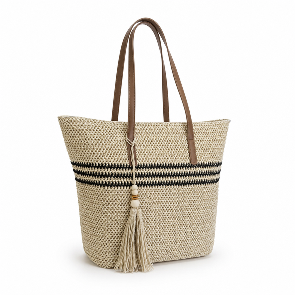 Durable Handcrafted Braided Beach Bag