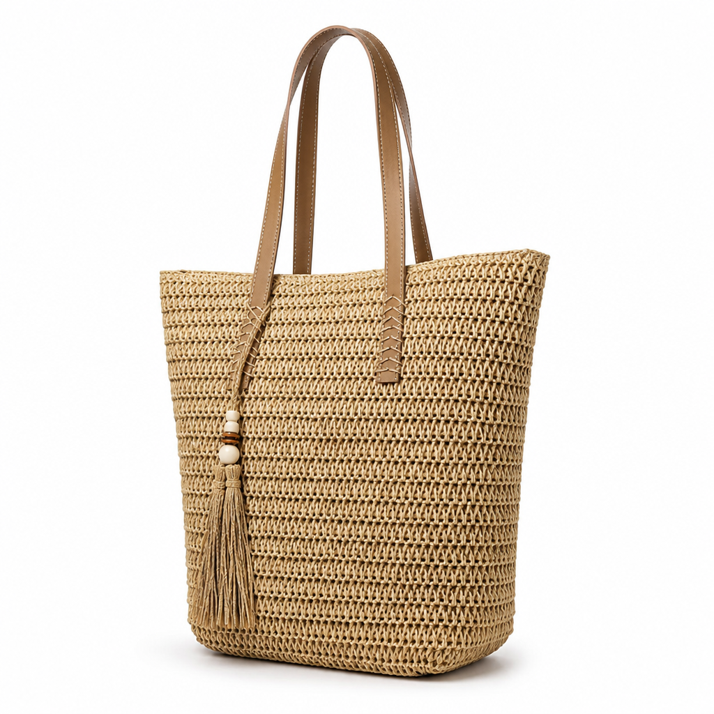 Durable Handcrafted Braided Beach Bag
