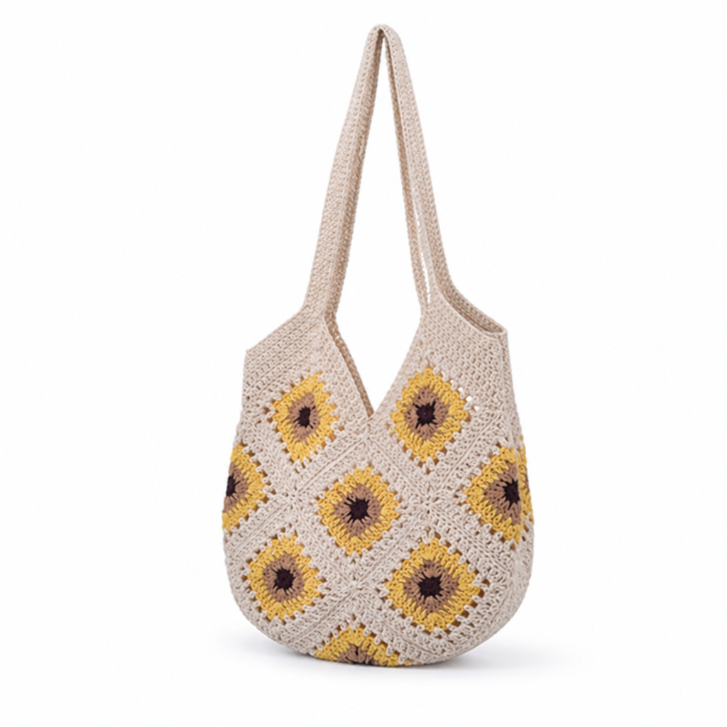 Durable Handmade Cotton Macrame Shopper Bag