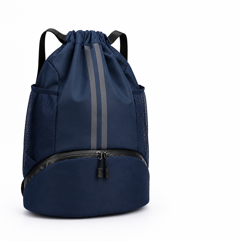 Durable Large-Capacity Reflective Drawstring Backpack