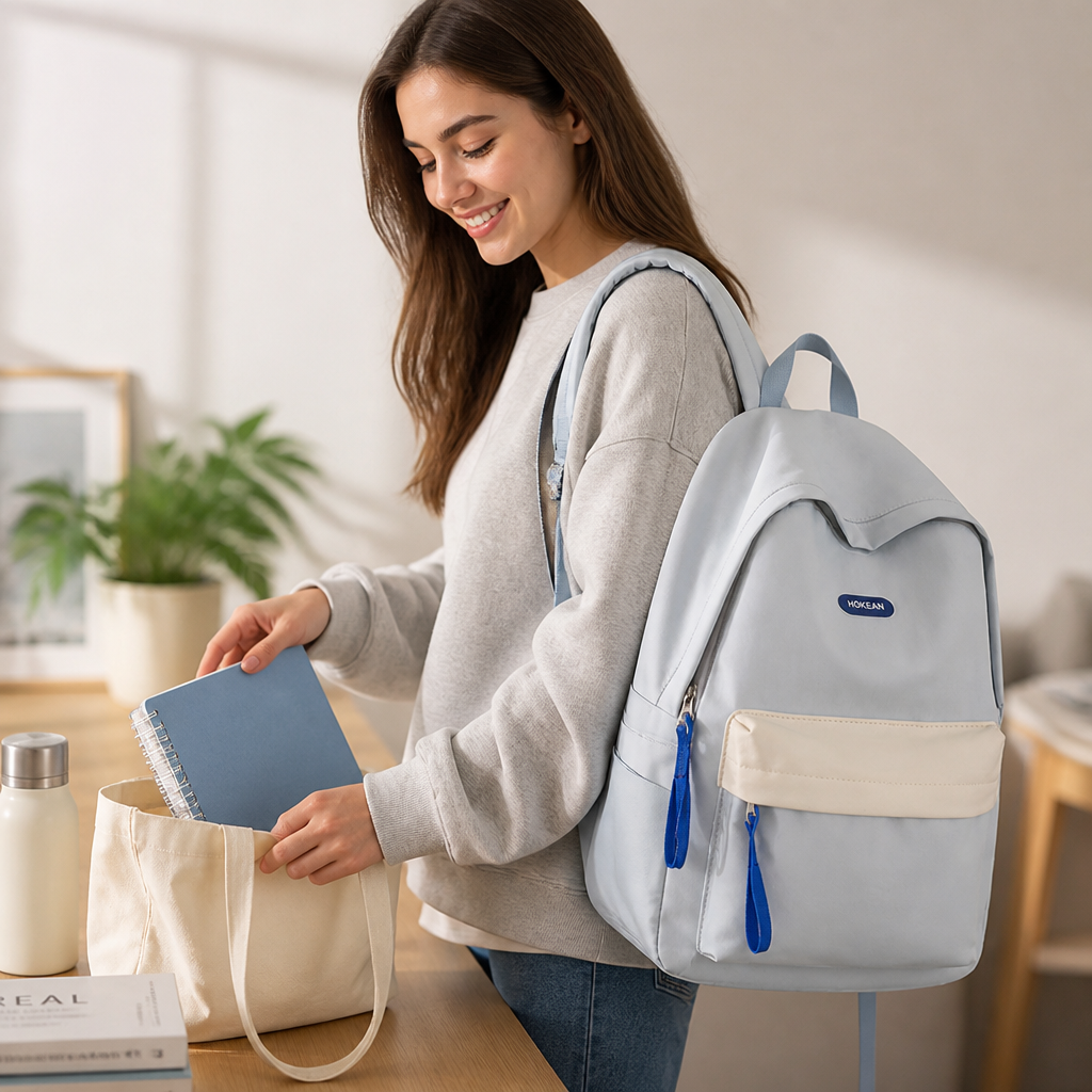 Durable Lightweight School Backpack (Padded Straps)