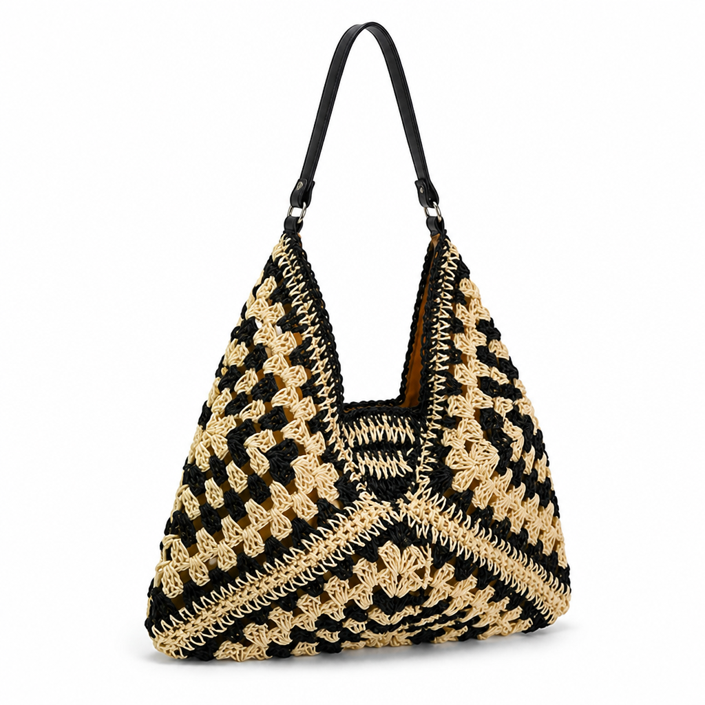 Durable Lightweight Woven Handbag (Adjustable Strap)