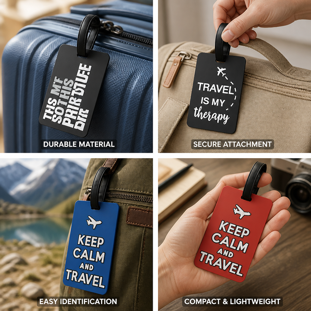 Durable Secure Strap Personalized Luggage Tag