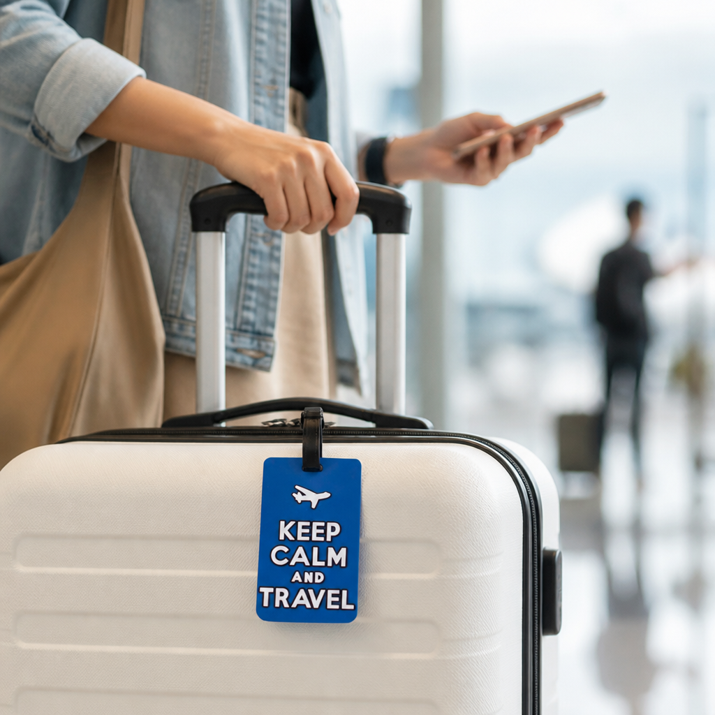 Durable Secure Strap Personalized Luggage Tag