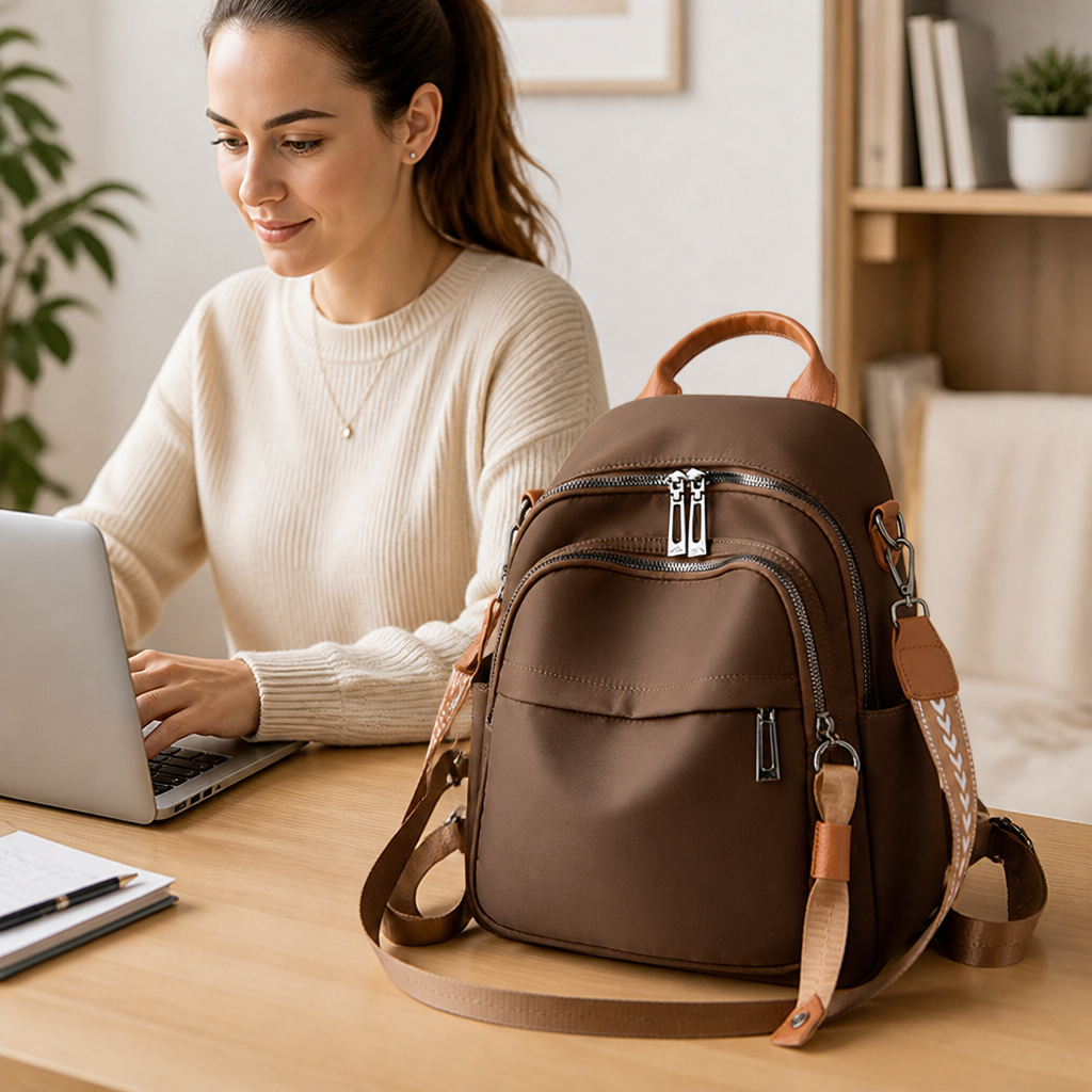 Durable Wear-Resistant Multi-Pocket Backpack (With Laptop Sleeve)