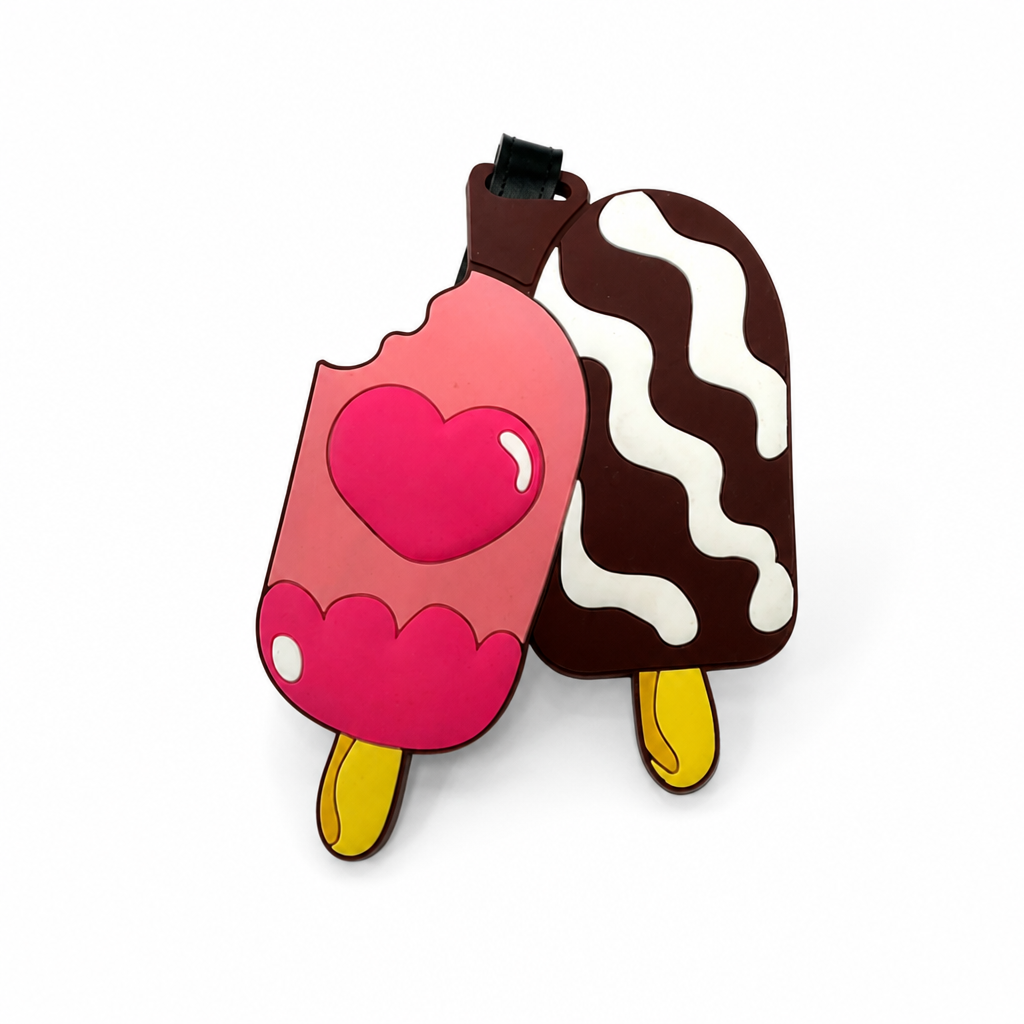 Durable Wipe-Clean Cartoon Luggage Tag