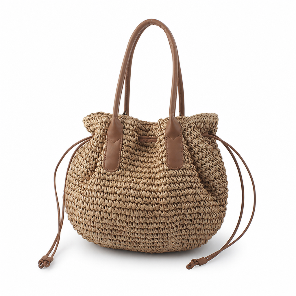 Durable Woven Natural Backpack (Adjustable Straps)