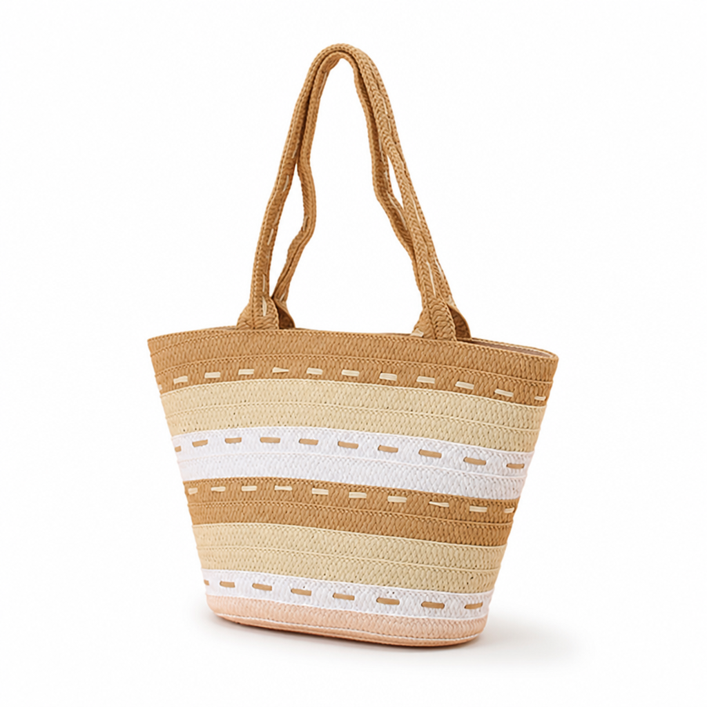 Durable Woven Tote Bag (Ergonomic Handles)