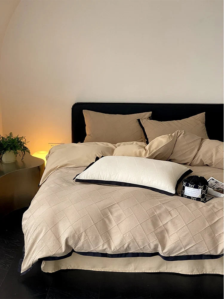 Duvet Set Cotton Satin Lightly Padded All-Season