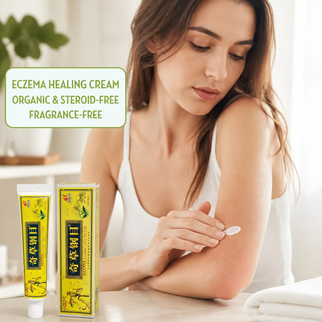 Eczema Healing Cream Organic Steroid-Free Fragrance-Free