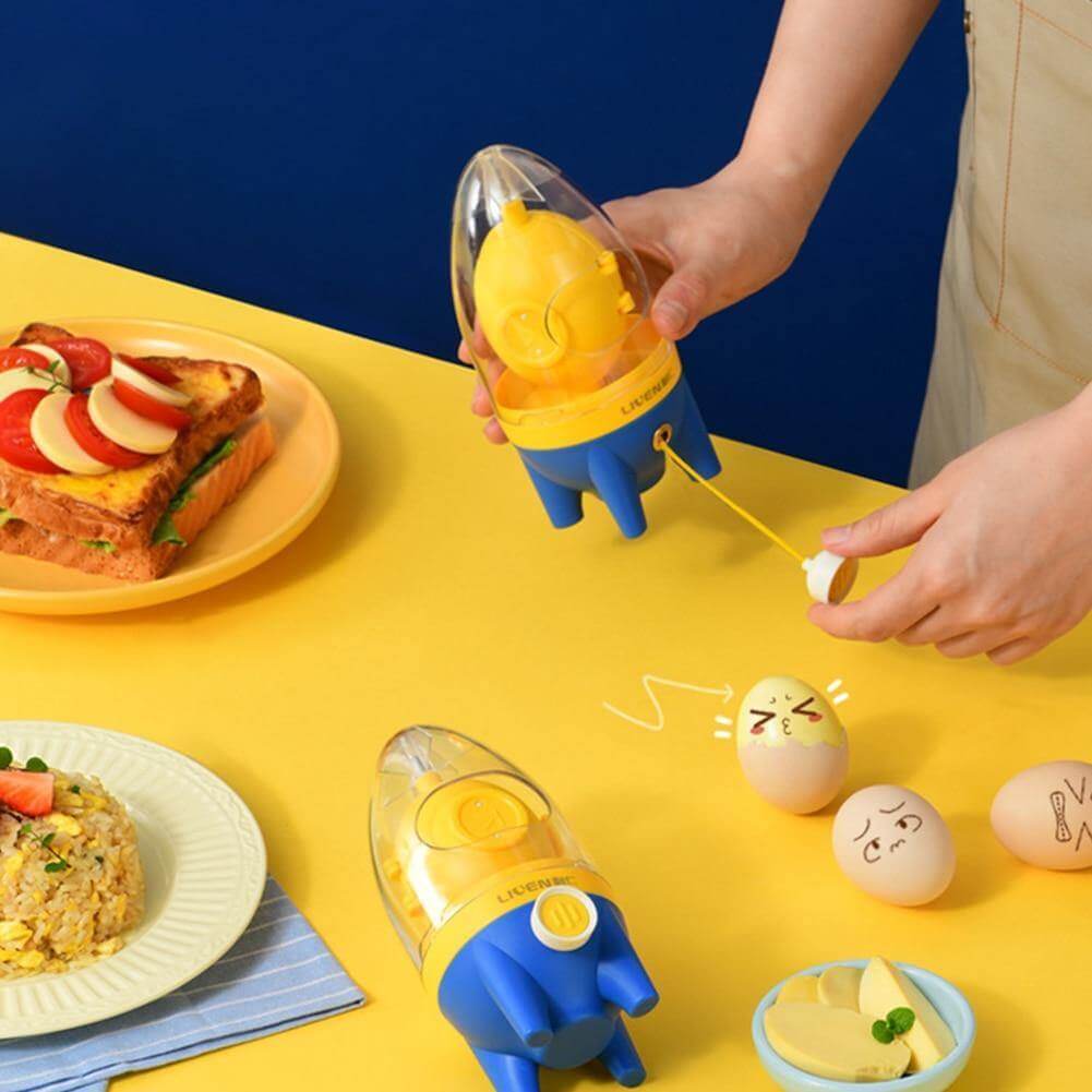 Egg Mixer Pull-String Dishwasher-Safe