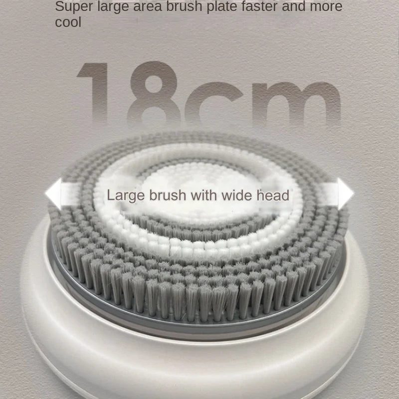 Electric Back Scrubber Wall-Mounted Rechargeable Exfoliating Massage