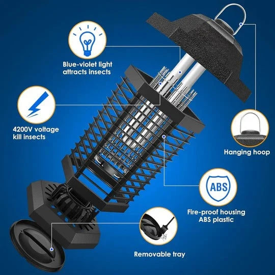 Electric Bug Zapper UV Light High Voltage