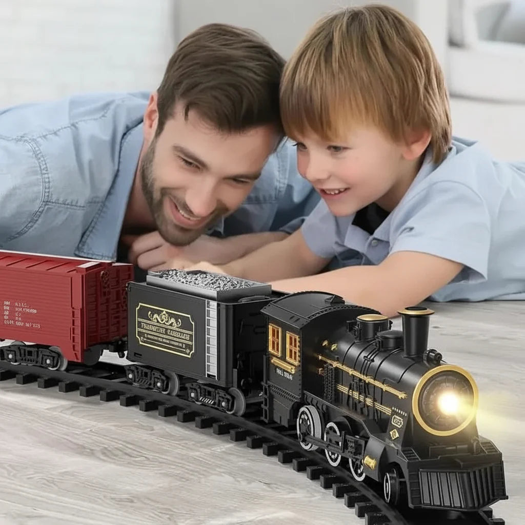 Electric Christmas Train Set Flexible Track System