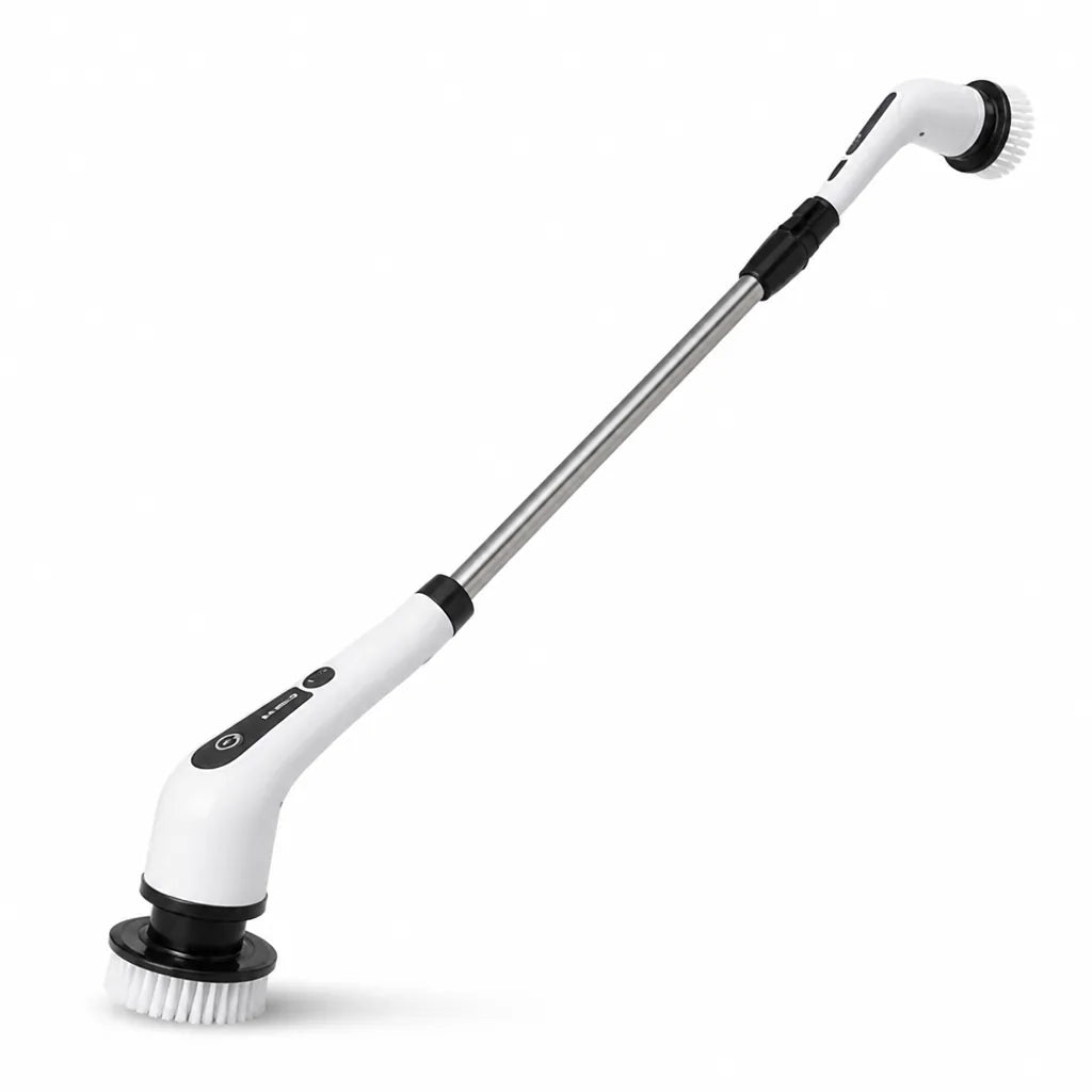 Electric Cleaning Brush Cordless Telescopic Handle Multiple Attachments