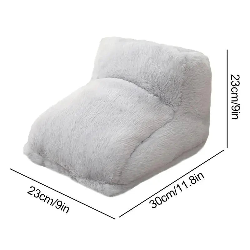 Electric Foot Warmer Soft Plush Even Heat One Size