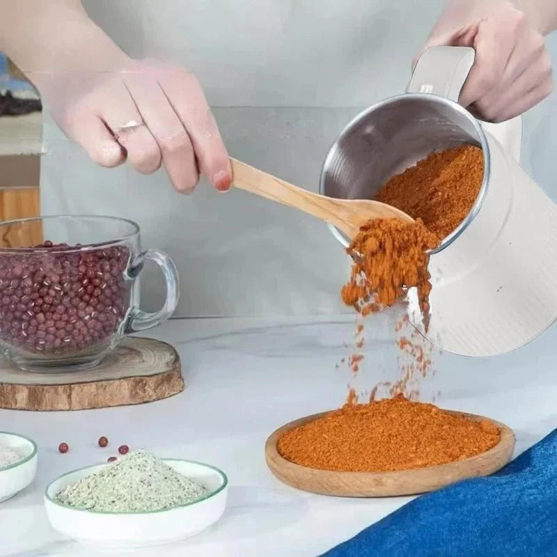 Electric Grain Mill Powerful Motor Stainless Steel Grinding Cup