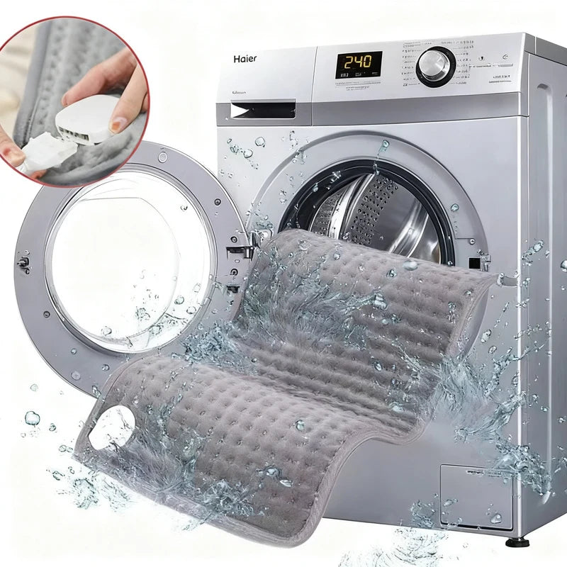 Electric Heated Blanket Washable Flannel Even Heating
