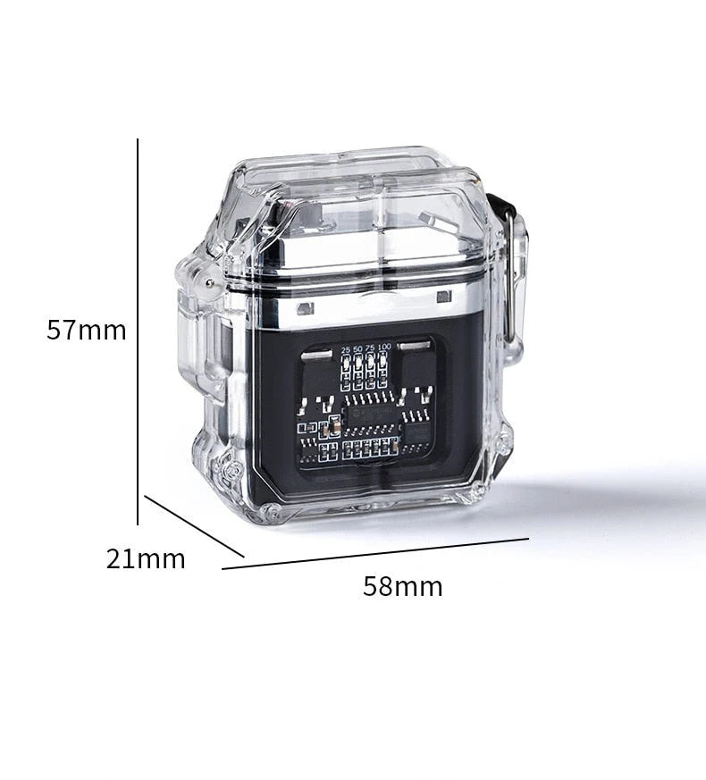 Electric Lighter Windproof Double Arc Rechargeable