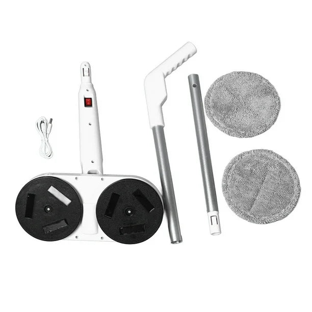 Electric Mop Cordless Spray System Washable Microfiber Pads