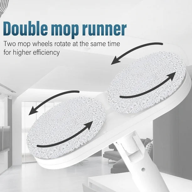 Electric Mop Cordless Spray System Washable Microfiber Pads