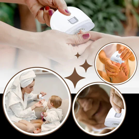Electric Nail Clipper Cordless Dual-Speed USB Rechargeable